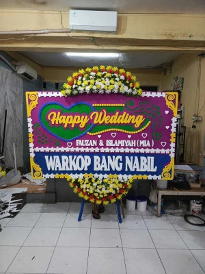 Papan Bunga di Karangrandu Pecangaan