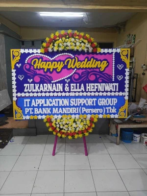 Papan Bunga di Karangrandu Pecangaan